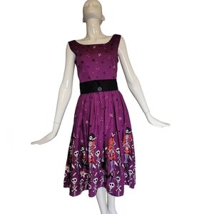 Lindy Bop Lana Witch Doctor Dress, VGUC, Size 8